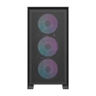 Kép 6/10 - Darkflash DRX70 Mesh számítógépház + 4 RGB ventilátor (fekete)