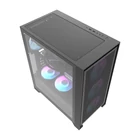 Kép 8/10 - Darkflash DRX70 Mesh számítógépház + 4 RGB ventilátor (fekete)