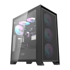 Kép 1/10 - Darkflash DRX70 Mesh számítógépház + 4 RGB ventilátor (fekete)
