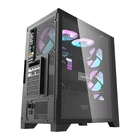 Kép 2/10 - Darkflash DRX70 Mesh számítógépház + 4 RGB ventilátor (fekete)