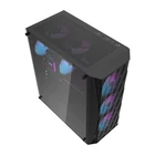 Kép 8/11 - Darkflash DK352 Mesh számítógépház + 4 ARGB ventilátor (fekete)