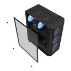 Kép 9/11 - Darkflash DK352 Mesh számítógépház + 4 ARGB ventilátor (fekete)