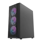Kép 2/11 - Darkflash DK352 Mesh számítógépház + 4 ARGB ventilátor (fekete)