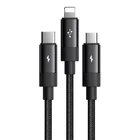 Kép 3/5 - 3in1 USB to USB-C / Lightning / Micro USB Cable, Mcdodo CA-5790, 3.5A, 1.2m (black)