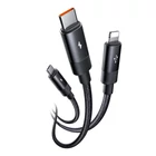 Kép 4/5 - 3in1 USB to USB-C / Lightning / Micro USB Cable, Mcdodo CA-5790, 3.5A, 1.2m (black)