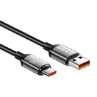Kép 2/2 - Fast Charging cable Rocoren USB-A to USB-C Retro Series 1m 100W (grey)
