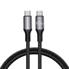 Kép 1/2 - Fast Charging cable Rocoren USB-C to USB-C Retro Series 2m 100W (grey)