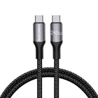Kép 1/2 - Fast Charging cable Rocoren USB-C to USB-C Retro Series 1m 240W (grey)