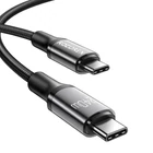 Kép 2/2 - Fast Charging cable Rocoren USB-C to USB-C Retro Series 1m 240W (grey)