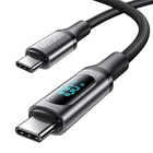 Kép 2/2 - Fast Charging cable Rocoren Digital USB-C to USB-C, PD, 1m (grey)