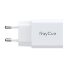 Kép 3/4 - RayCue USB-C + USB-A PD 20W EU töltő (fehér)