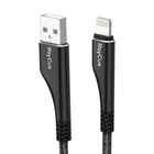 Kép 2/5 - Kabel USB-A do lightning RayCue CA01 1.2m 2.4A (czarny)