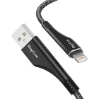 Kép 5/5 - Kabel USB-A do lightning RayCue CA01 1.2m 2.4A (czarny)