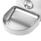 Kép 3/5 - Automatic Pet Feeder with metal bowl Dogness (white)