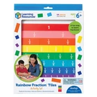 Kép 3/3 - Learning Resources LER 0615 Rainbow Fraction Lapok Tálcával