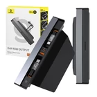 Kép 9/9 - Baseus T-Space elosztó USB-C - USB-C kábelekkel Tesla autókhoz (fekete)