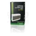 Kép 2/5 - Falon kívüli elosztódoboz, füstszínű ajtóval, N/PE sínnel  1×18 modul, IP40, (H×W×D=220×364×96mm)