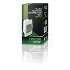 Kép 2/5 - Süllyesztett elosztódoboz, füstszínű ajtóval, N/PE sínnel  1×4 modul, IP40, (H×W×D=200×112×66mm)