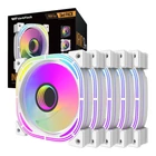 Kép 6/6 - Darkflash INF24 5in1 ARGB számítógépes ventilátor szett (fehér)