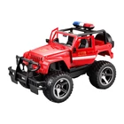 Kép 4/5 - RC remote control car 1_12 Double Eagle (red) Jeep (fire department) E549-003