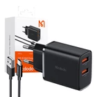 Kép 2/2 - Ładowarka sieciowa Mcdodo CH-5072 USB-A*2, 12W + USB-A - USB-C kábel (fekete)