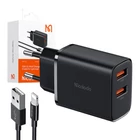 Kép 2/2 - Mcdodo CH-5071 USB-A*2, 12W network charger + USB-A to lightning cable (black)