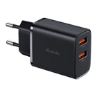 Kép 1/2 - Mcdodo CH-5070 USB-A*2 mains charger, 12W (black)