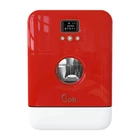 Kép 3/3 - Bob Daan Tech compact mini table top dishwasher (white-red)