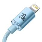 Kép 4/9 - Kabel USB-C do iP Baseus Crystal Shine,  20W, 2m (niebieski)