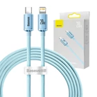 Kép 9/9 - Kabel USB-C do iP Baseus Crystal Shine,  20W, 2m (niebieski)