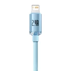 Kép 2/9 - Kabel USB do iP Baseus Crystal Shine, 2.4A, 1.2m (niebieski)