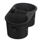 Kép 2/8 - Baseus T-Space cup holder for Tesla (black)