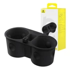 Kép 8/8 - Baseus T-Space cup holder for Tesla (black)