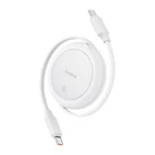 Kép 1/9 - Baseus Free2Pull Mini USB-C to USB-C USB cable, 60W, 1, (white)