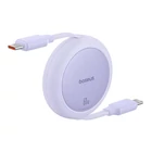 Kép 5/9 - Baseus Free2Pull Mini USB-C to USB-C 60W USB cable, 1m (purple)