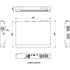 Kép 2/2 - Hikvision iDS-7208HUHI-M1/X 8-csatornás 5 MP 1U H.265 AcuSense DVR