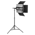 Kép 2/2 - Kit Neewer RGB1200 LED two lamps 60W 2500-8500K + tripods + barndoors