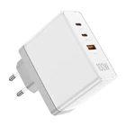 Kép 2/2 - Wall charger, Vention, FEGW0-EU, 2xUSB-C, USB- A, 100W/100W/30W, GaN (white)
