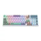 Kép 3/5 - ONIKUMA G38 98 Keys USB Wired Mechanical Keyboard White