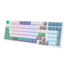 Kép 5/5 - ONIKUMA G38 98 Keys USB Wired Mechanical Keyboard White
