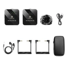Kép 3/3 - Wireless Lavalier Microphone PULUZ 2 TX + 1 RX