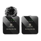 Kép 2/3 - Wireless Lavalier Microphone PULUZ 1 TX + 1 RX