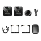 Kép 3/3 - Wireless Lavalier Microphone PULUZ 1 TX + 1 RX