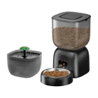 Kép 1/3 - PetWant 3 literes automata tápadagoló + 2 literes itató