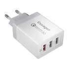 Kép 3/3 - Wall charger, Essager, ECTQC3-FBB02,  3xUSB, 30W (white)