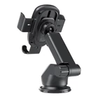 Kép 2/2 - Gravity car holder with charger Choetech T203-F, 15W (black)