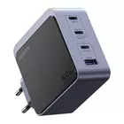 Kép 3/3 - Wall charger Ugreen Nexode Air 100W, 3x USB-C, USB (gray)