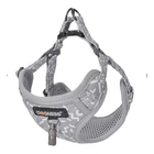 Kép 2/3 - Cat set Dogness harness and leash 1,5m (Light Grey)