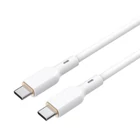 Kép 4/5 - USB-C to USB-C Cable Aukey CB-SCC102, 100W, 1.8m (white)