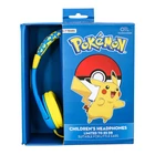 Kép 4/5 - Wired headphones for Kids OTL Pokemon Pikachu (blue-yellow)